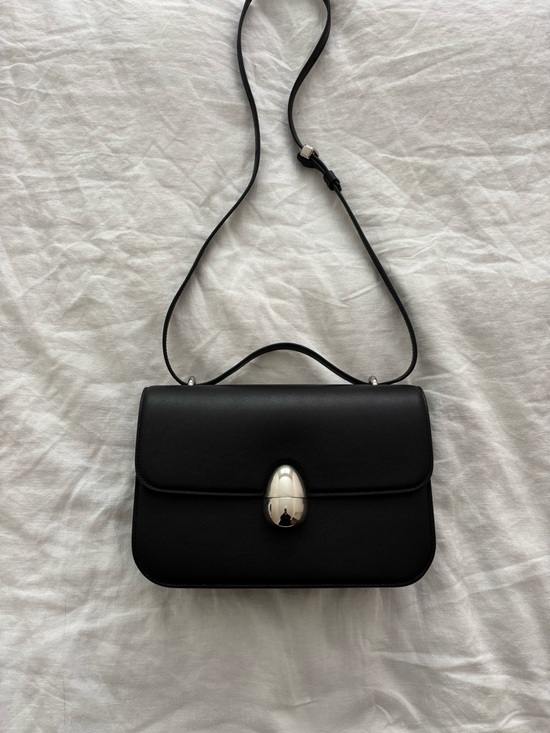 Neous Phoenix Adjustable Crossbody Handbag Black and Silver - Picture 2 of 10